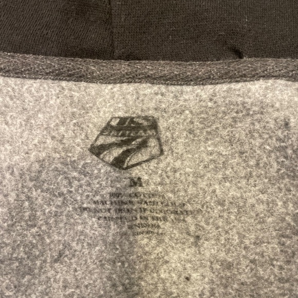 Medium Gray US Ski Team Zip Up Sweatshirt - Picture 3 of 3